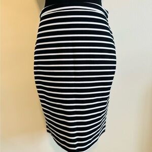Women’s White House| Black Market Retro Striped Body-con Pencil Skirt Size 2 NWT